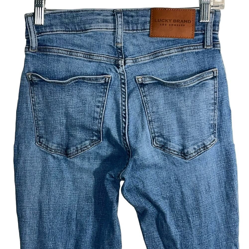 Lucky Brand Button Fly High Rise Skinny Bridgette Ankle | Size 0/25 - Picture 4 of 7